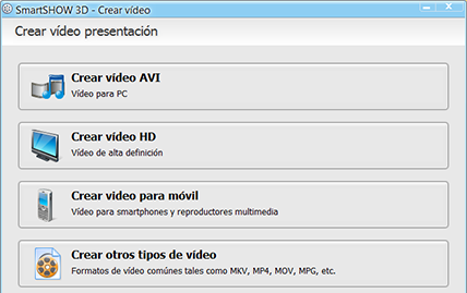 Convertir en vídeo