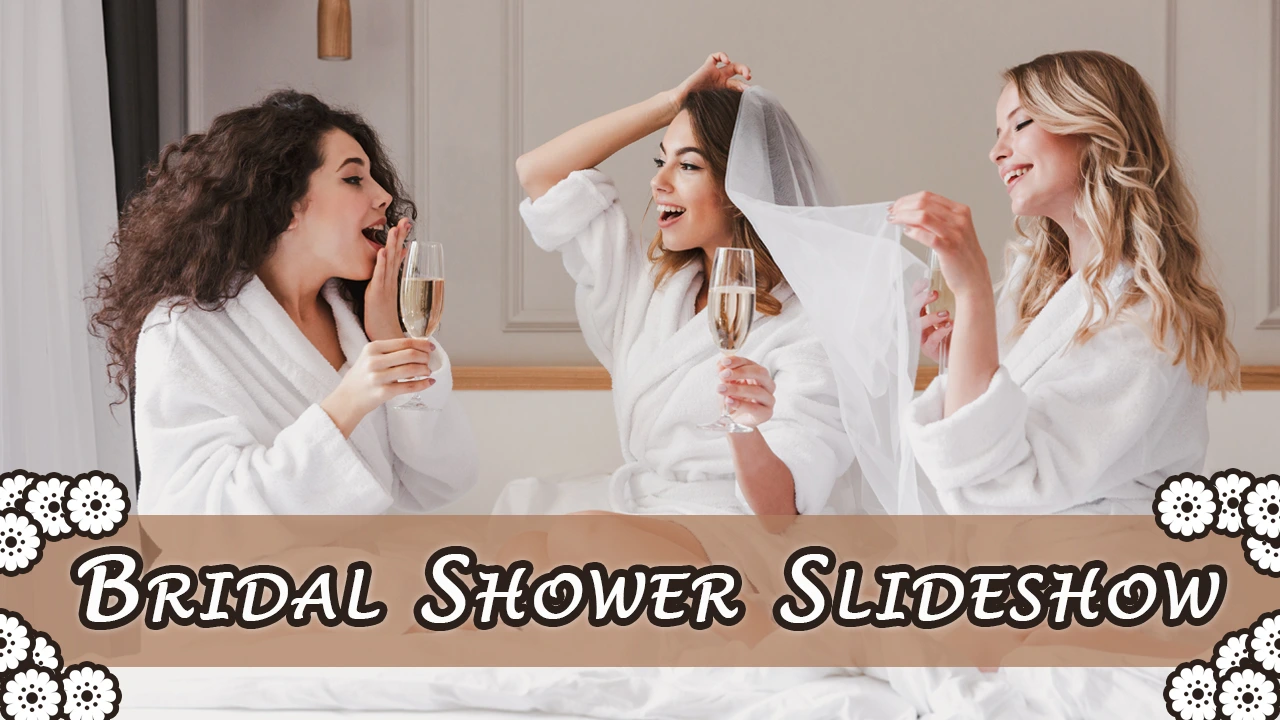Bridal Shower Slideshow Example