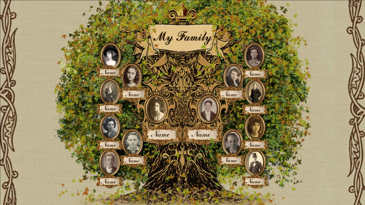 Family Tree slideshow example