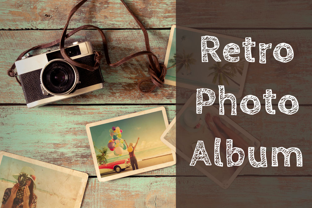 Retro photo album