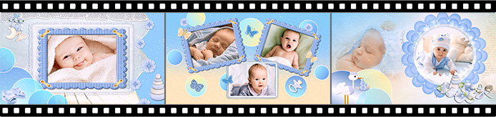 Baby boy slideshow templates