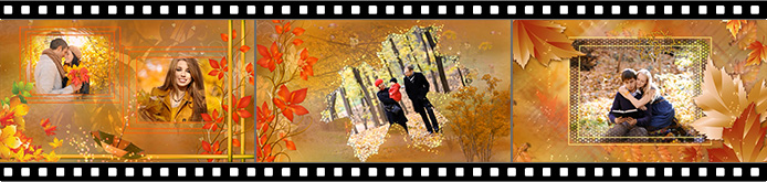 Autumn slideshow templates