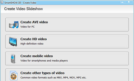 Create video slideshow