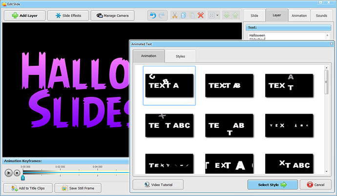 3d text animation creator online free