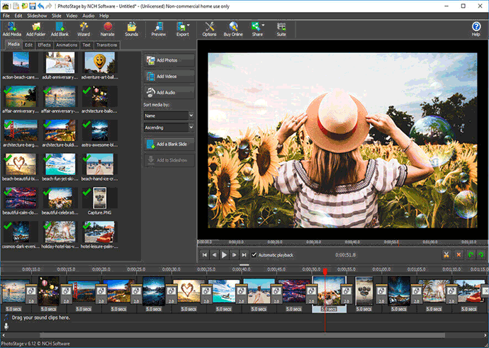 photo slideshow with music software free download for windows 7