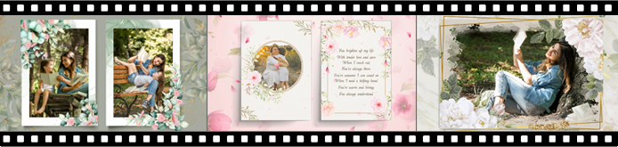 Festive slideshow template for mom's birthday