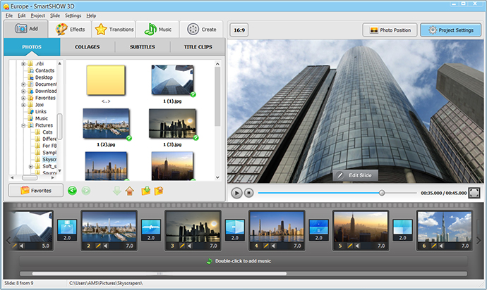 How to make slideshow video