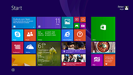 Make a slideshow on Windows 8