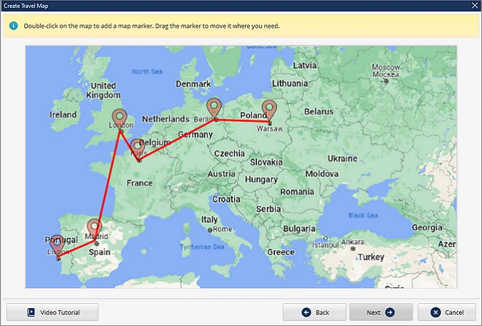 elmake travel map