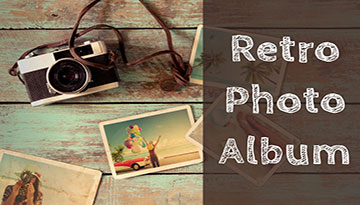 How to make a retro photo album