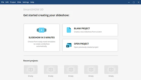 Launch SmartSHOW 3D
