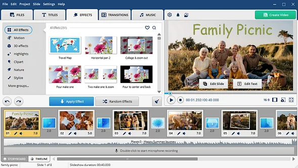 Add photos, videos, music, etc.