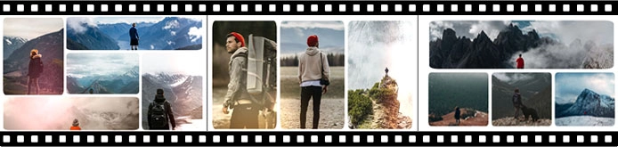 'Split Screen' slideshow template