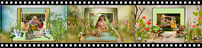 Kids photo album slideshow templates