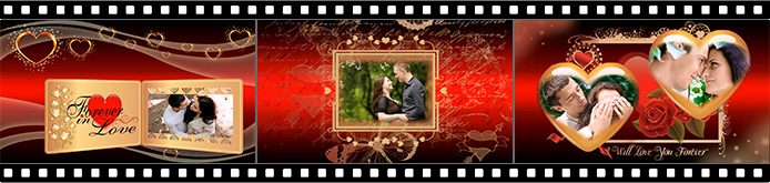 Love Story slideshow templates