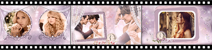 Romantic slideshow templates