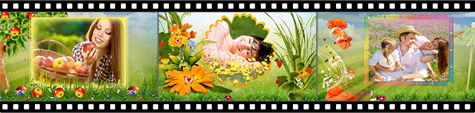 Summer vacation slideshow templates