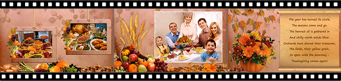 Thanksgiving slideshow templates