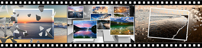 Kaleidoscope slideshow template